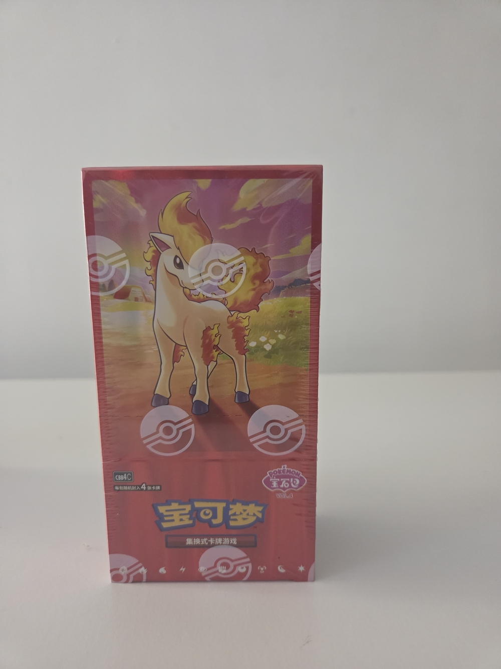 Pokémon TCG Chinese VOL.4 Ponyta Booster Box 72 Cards (CB84C)